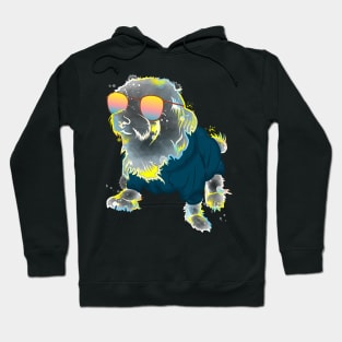 cute poodle water color Hoodie